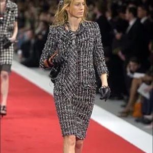 Chanel Tweed 05P Jacket Set sz38